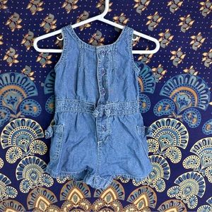 ⭐️5/15$⭐️ denim sleeveless romper